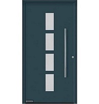 Двери входные алюминиевые  ThermoPlan Hybrid Hormann – Мотив 501 в Цимлянске