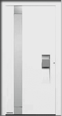 Двери входные алюминиевые ThermoCarbon Hormann - Мотив 306 в Цимлянске
